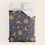Vintage Celestial Mood Duvet Cover Gallery Image 6