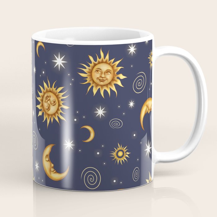 Vintage Celestial Mood Coffee Mug Gallery Image 1