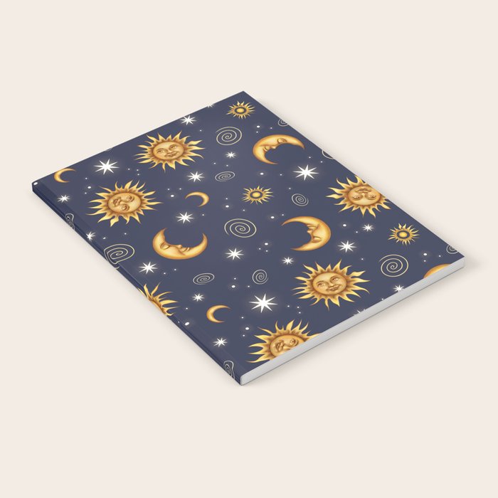 Vintage Celestial Mood Notebook Gallery Image 1