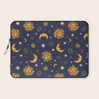 Vintage Celestial Mood Laptop Sleeve Gallery Image 1
