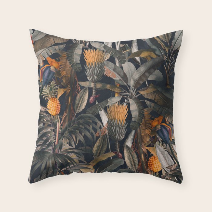 Midnight Forest III Throw Pillow Gallery Image 6