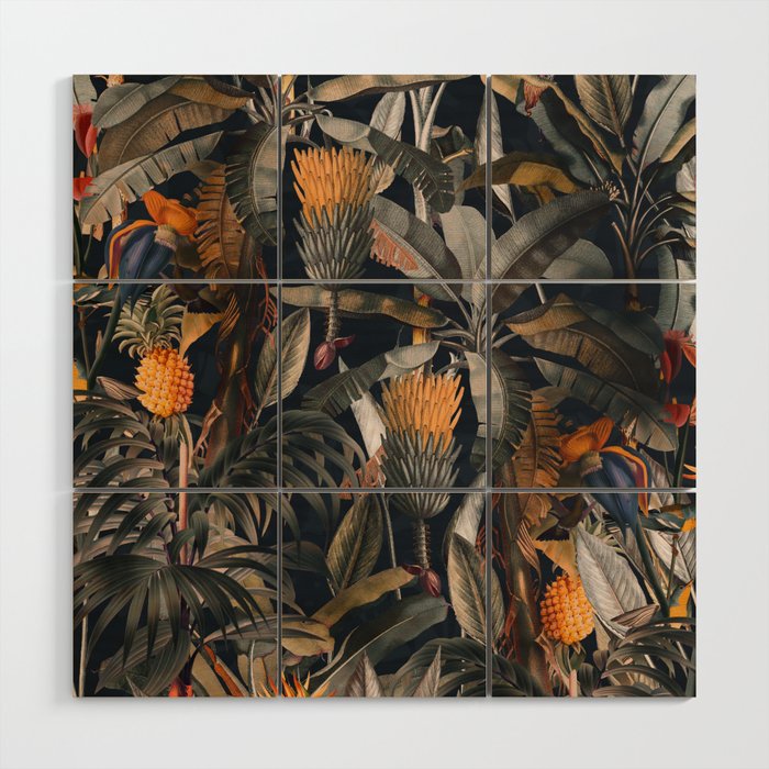 Midnight Forest III Wood Wall Art Gallery Image 1