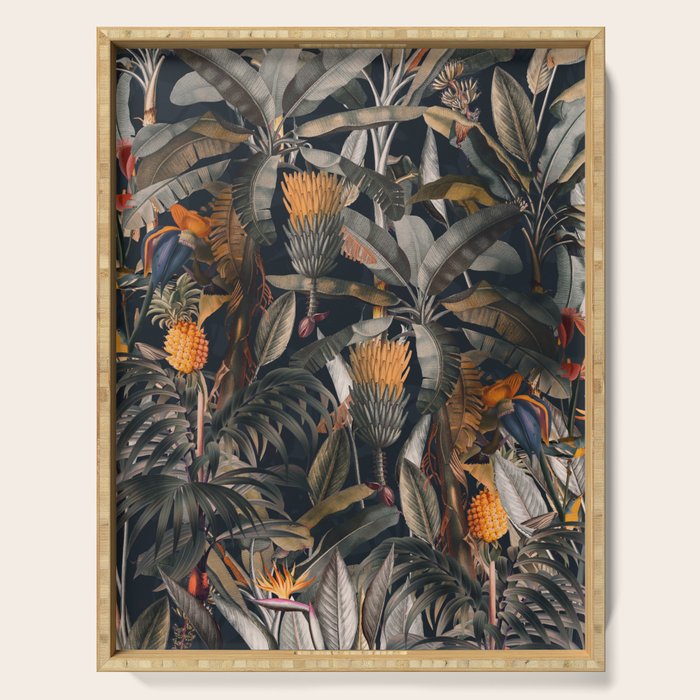 Midnight Forest III Serving Tray Gallery Image 1