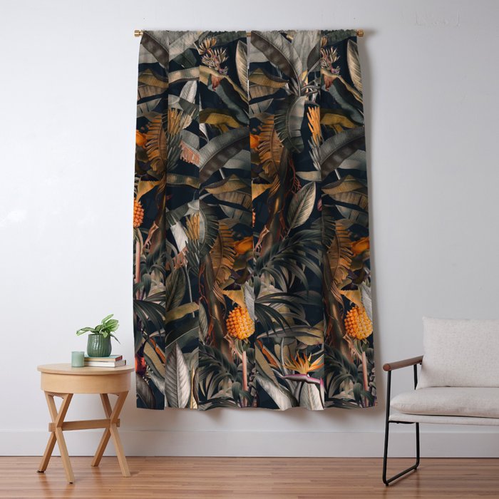 Midnight Forest III Window Curtain Gallery Image 5