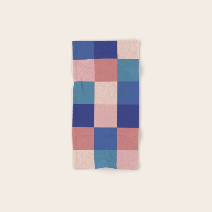 Bold Colorful Checks Pattern - Large XV Bath Towel Gallery Image 1