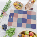 Bold Colorful Checks Pattern - Large XV Cutting Board Gallery Image 2