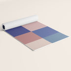 Bold Colorful Checks Pattern - Large XV Yoga Mat Gallery Image 2