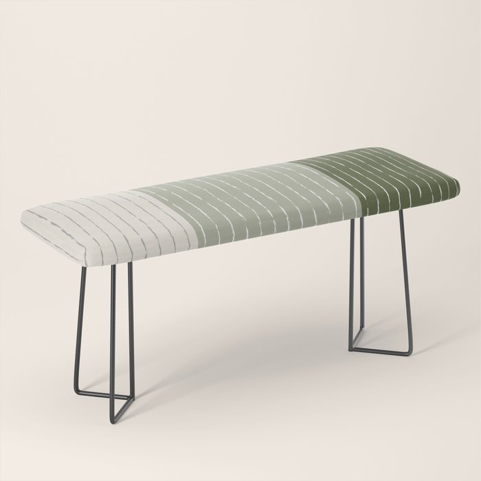 Sage Beige (Lined) Bench Gallery Image 1