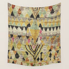 Vintage Moroccan Abstract Geometric Rug Print Wall Tapestry Gallery Image 4