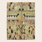 Vintage Moroccan Abstract Geometric Rug Print Poster Gallery Image 4