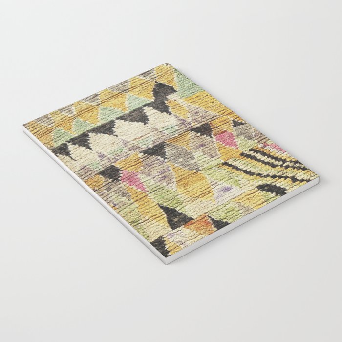 Vintage Moroccan Abstract Geometric Rug Print Notebook Gallery Image 3