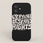 Everyone Deserves Rights iPhone Case Gallery Image 1