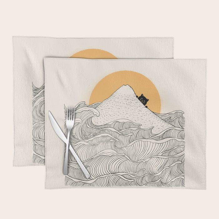 Good Morning Meow 1 Placemat Gallery Image 1