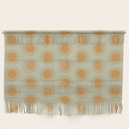 Boho Summer Sun Pattern VIII Sage and Orange Wall Hanging Gallery Image 1