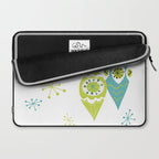 Mid Century Modern Christmas Ornaments Laptop Sleeve Gallery Image 2