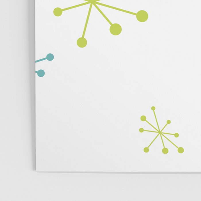 Mid Century Modern Christmas Ornaments Poster Gallery Image 3