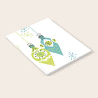 Mid Century Modern Christmas Ornaments Notebook Gallery Image 2