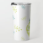 Mid Century Modern Christmas Ornaments Travel Mug Gallery Image 3