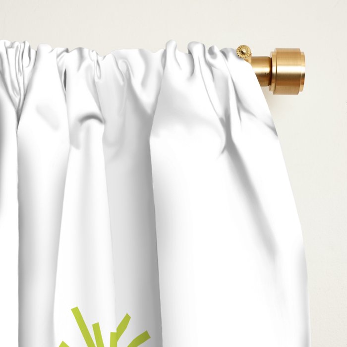 Mid Century Modern Christmas Ornaments Window Curtain Gallery Image 2