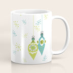 Mid Century Modern Christmas Ornaments Coffee Mug Gallery Image 1