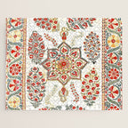 Bokhara Suzani Southwest Uzbekistan Embroidery Print Jigsaw Puzzle Gallery Image 1