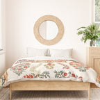 Bokhara Suzani Southwest Uzbekistan Embroidery Print Duvet Cover Gallery Image 3