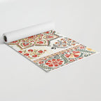 Bokhara Suzani Southwest Uzbekistan Embroidery Print Yoga Mat Gallery Image 2