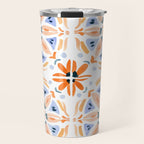 Red and Pink Tiles Travel Mug Gallery Image 1
