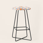 Red and Pink Tiles Stool Gallery Image 1