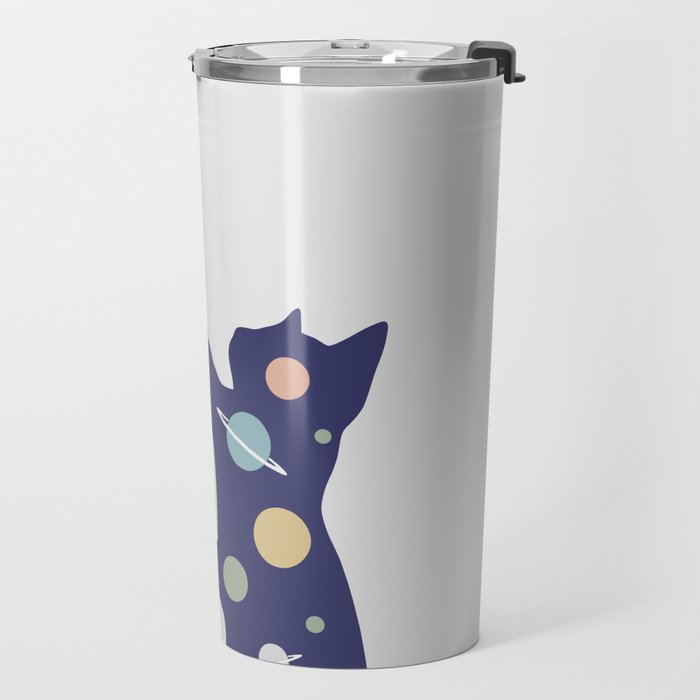 Cat Landscape 50 Travel Mug Gallery Image 2