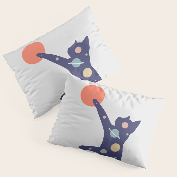 Cat Landscape 50 Pillow Sham Gallery Image 1