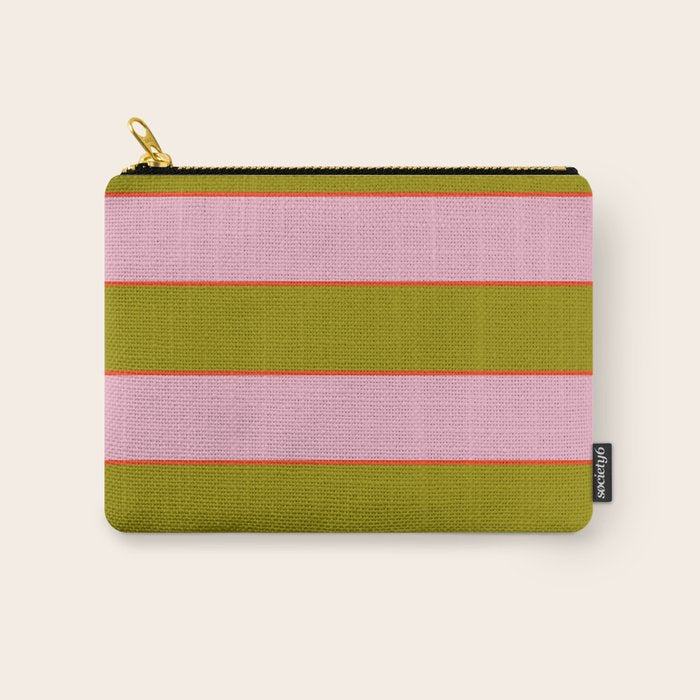Abstration_GEOMETRIC_RIBBON_STRIPE_LINE_GIFT_LOVE_POP_0930 Carry All Pouch Gallery Image 1