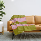 Abstration_GEOMETRIC_RIBBON_STRIPE_LINE_GIFT_LOVE_POP_0930 Throw Blanket Gallery Image 1
