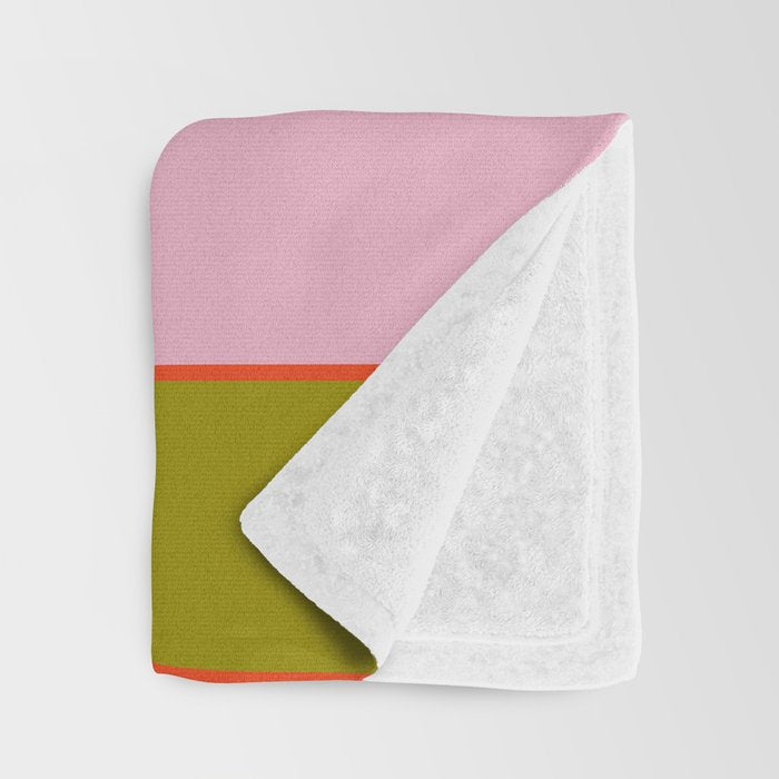 Abstration_GEOMETRIC_RIBBON_STRIPE_LINE_GIFT_LOVE_POP_0930 Throw Blanket Gallery Image 3