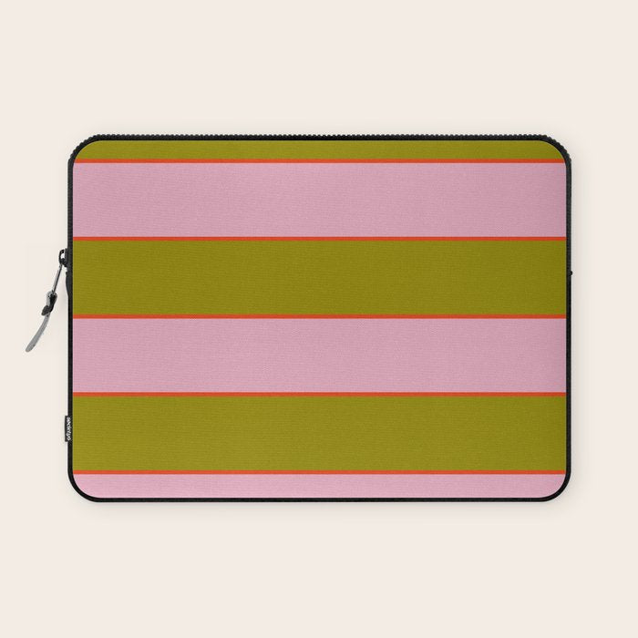 Abstration_GEOMETRIC_RIBBON_STRIPE_LINE_GIFT_LOVE_POP_0930 Laptop Sleeve Gallery Image 1