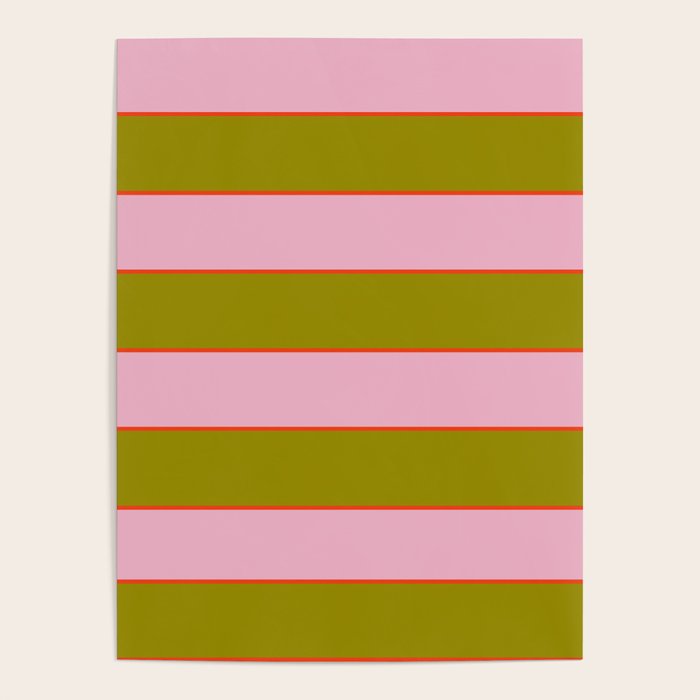 Abstration_GEOMETRIC_RIBBON_STRIPE_LINE_GIFT_LOVE_POP_0930 Poster Gallery Image 1