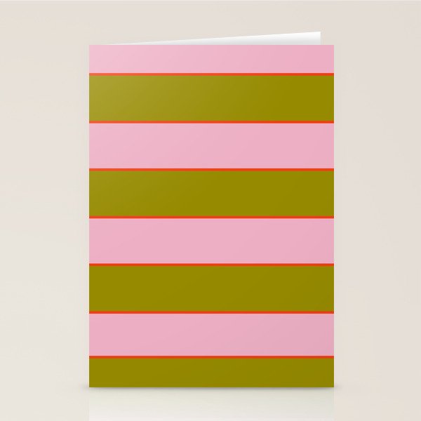 Abstration_GEOMETRIC_RIBBON_STRIPE_LINE_GIFT_LOVE_POP_0930 Stationery Card Gallery Image 2