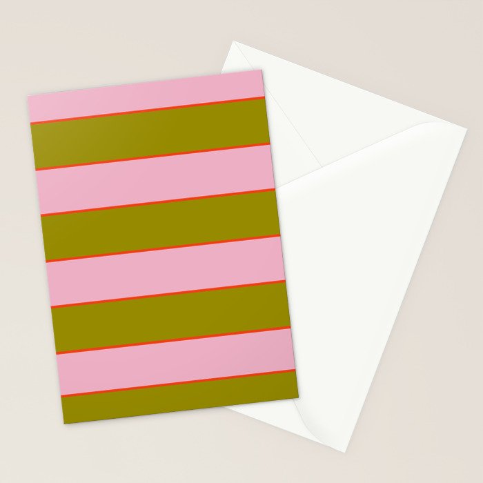 Abstration_GEOMETRIC_RIBBON_STRIPE_LINE_GIFT_LOVE_POP_0930 Stationery Card Gallery Image 2