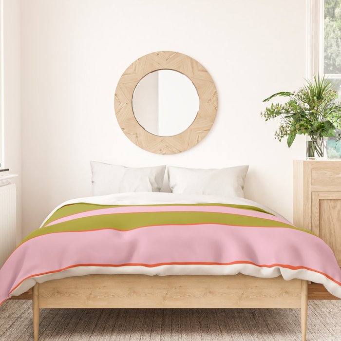 Abstration_GEOMETRIC_RIBBON_STRIPE_LINE_GIFT_LOVE_POP_0930 Duvet Cover Gallery Image 3