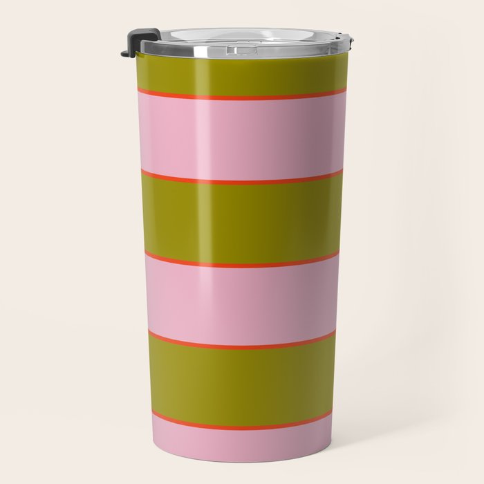 Abstration_GEOMETRIC_RIBBON_STRIPE_LINE_GIFT_LOVE_POP_0930 Travel Mug Gallery Image 3