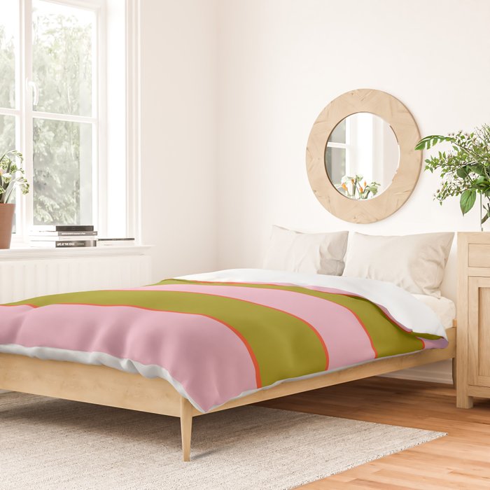 Abstration_GEOMETRIC_RIBBON_STRIPE_LINE_GIFT_LOVE_POP_0930 Duvet Cover Gallery Image 2