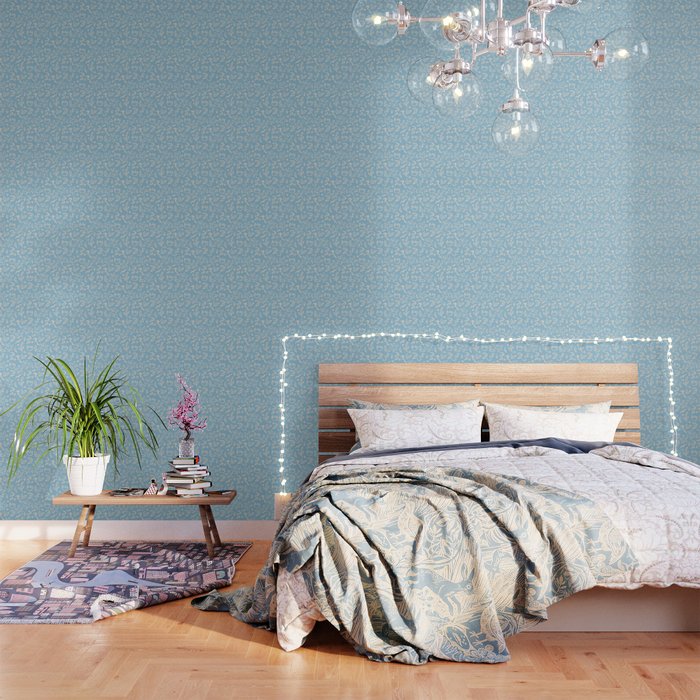 Hand drawn flower nature art pattern Wallpaper Gallery Image 3
