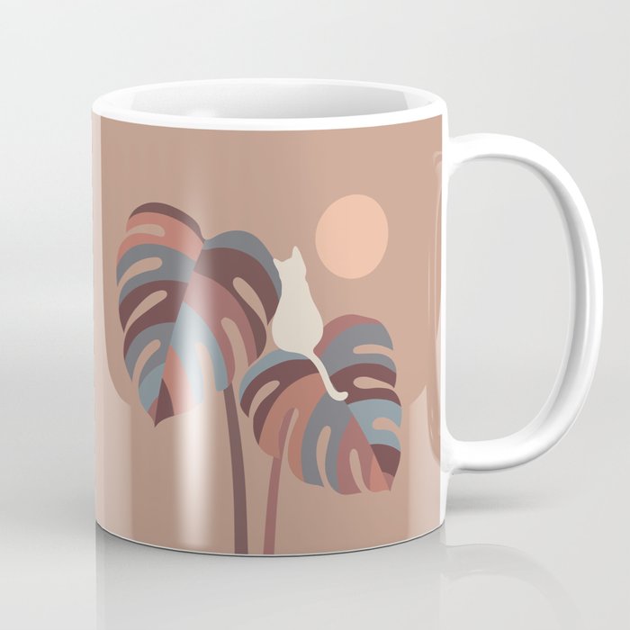 Cat and Plant 41 Coffee Mug Gallery Image 1