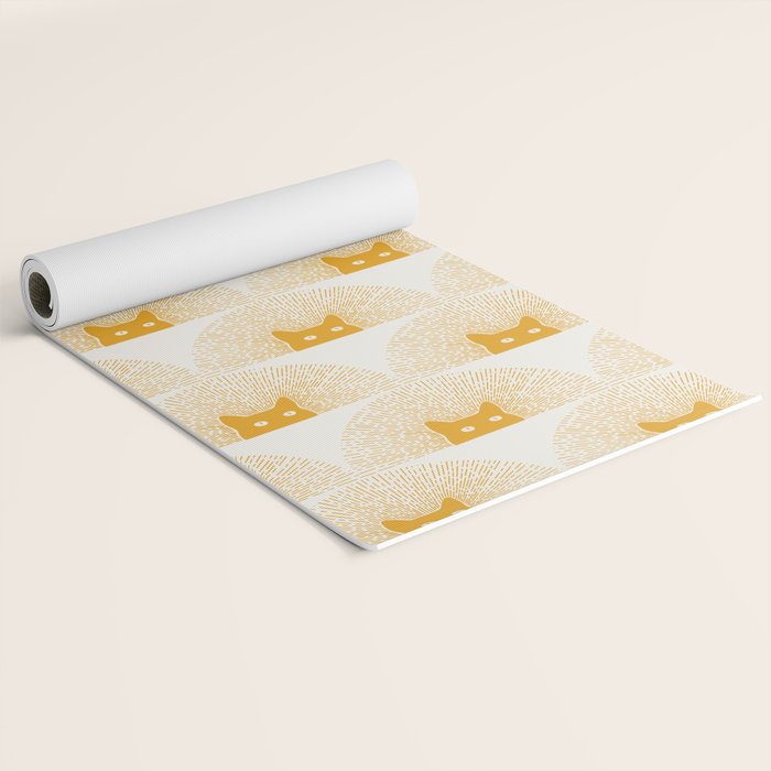 Good Meowning Pattern Yoga Mat Gallery Image 2