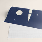 Apollo 11 Space - Saturn Rocket A Wrapping Paper Gallery Image 2