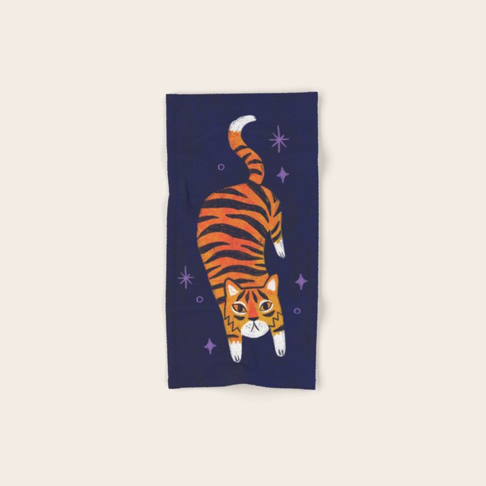 Fierce Tiger  Bath Towel Gallery Image 1