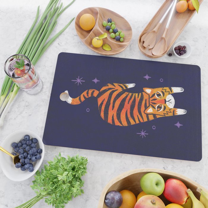 Fierce Tiger  Cutting Board Gallery Image 2