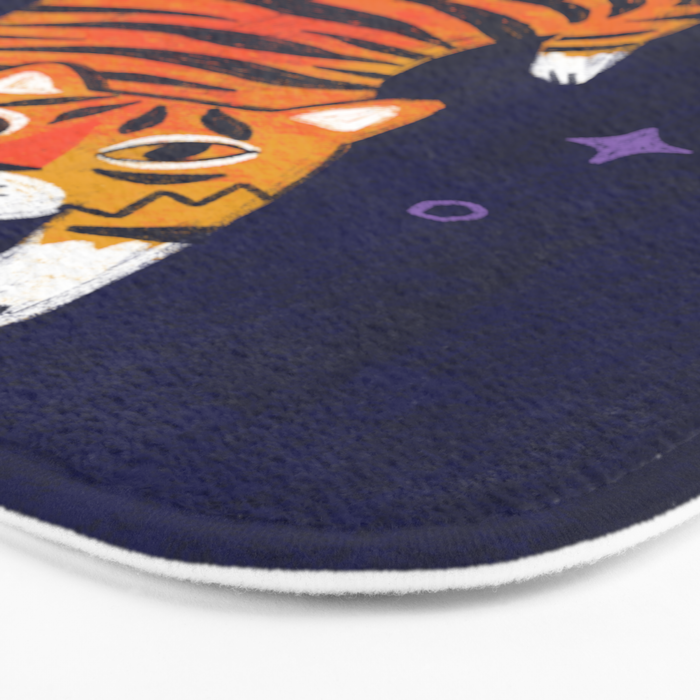 Fierce Tiger  Bath Mat Gallery Image 3
