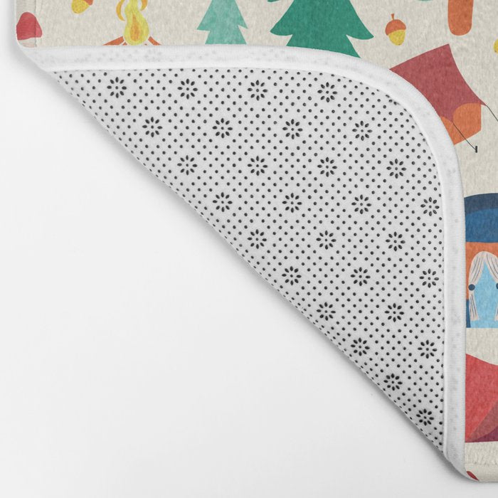 Let's go camping! Bath Mat Gallery Image 2
