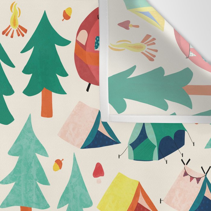 Let's go camping! Wall Tapestry Gallery Image 3